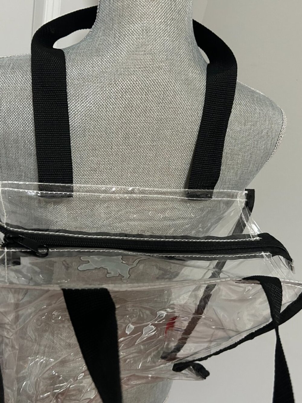 Detroit Lions NFL Approved Stadium Tote w Zipper Closure EUC - Picture 3 of 4